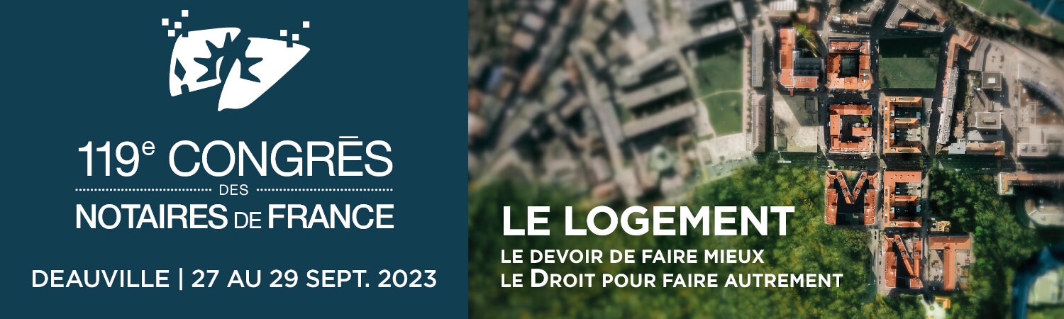 Logo du 119ème congrès des notaires de France